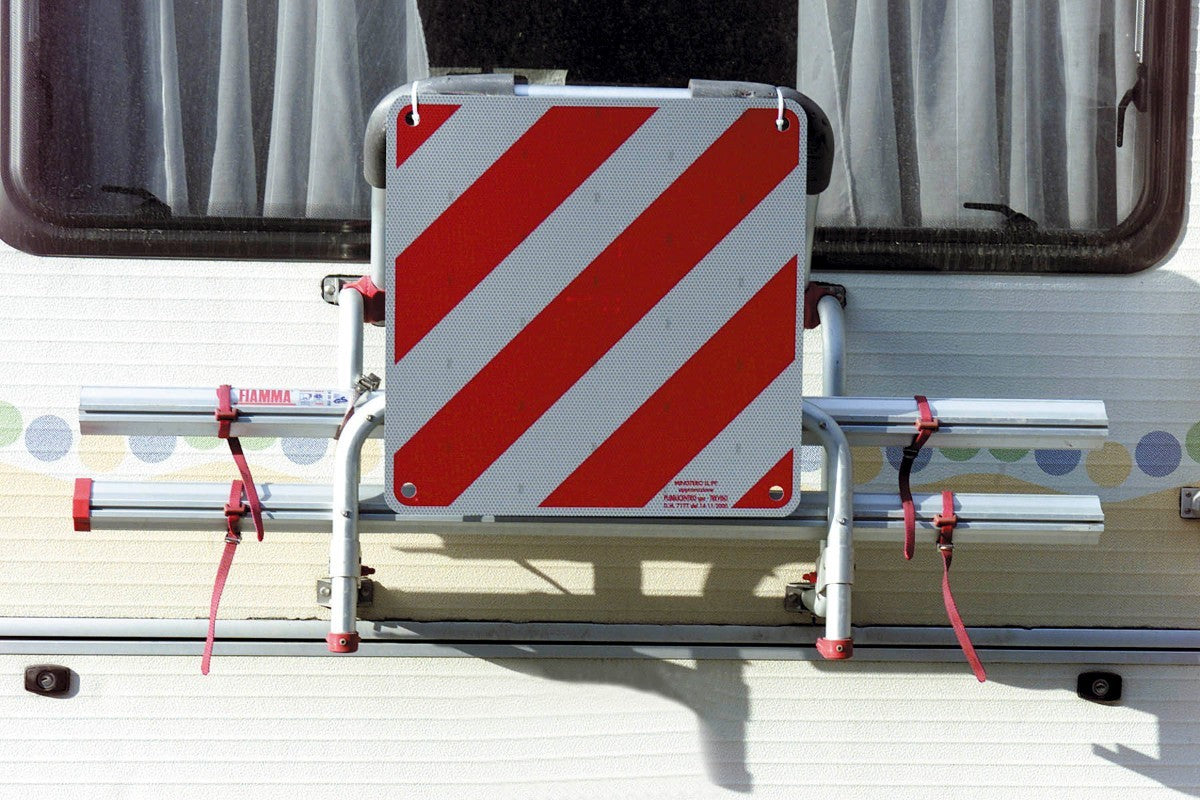 Cartello carichi sporgenti Zebra Alu