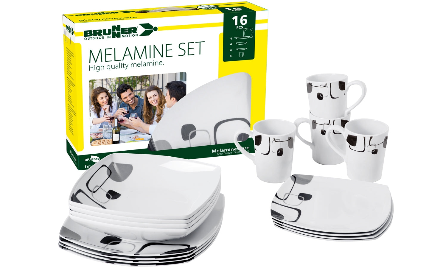 Melamine Set Enigma (16pz)