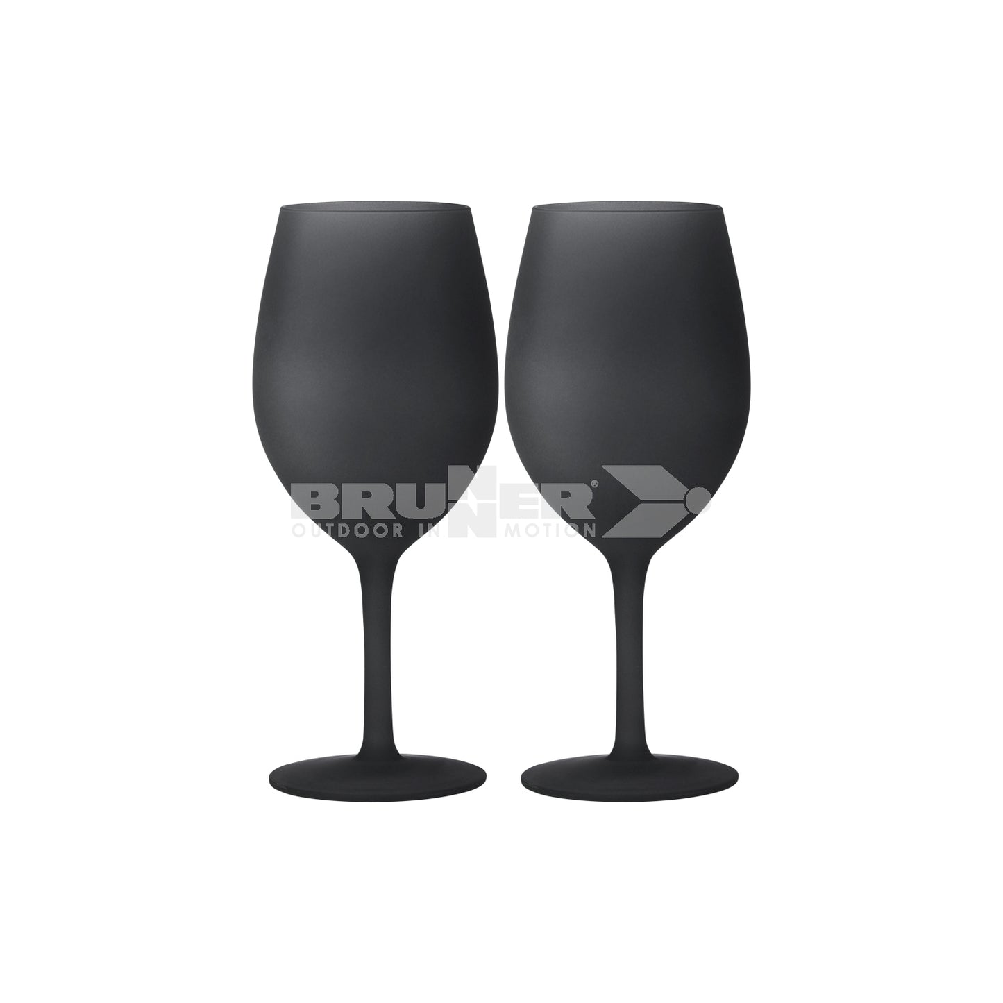 SET WINEGLASS BLACKSATI