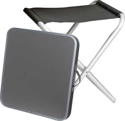 Sgabello + ripiano Hoggy Set (nero)