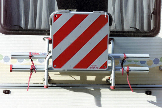 Cartello carichi sporgenti Zebra Alu