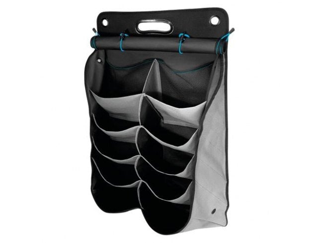 Organizer thule borsa appendiabiti su sfondo bianco aperta