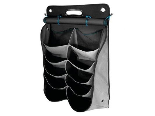 Organizer thule borsa appendiabiti su sfondo bianco aperta